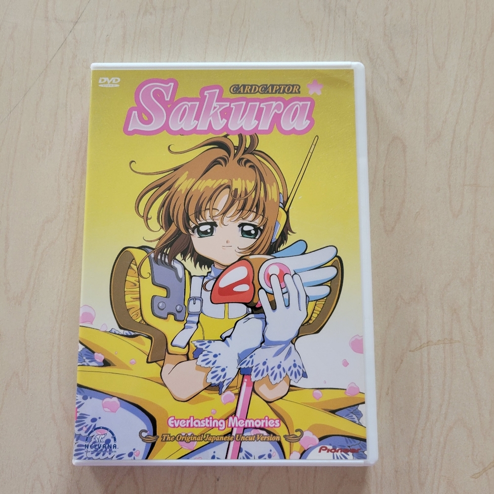 Cardcaptor Sakura Everlasting Memories DVD 2000 Uncut With English Subtitles